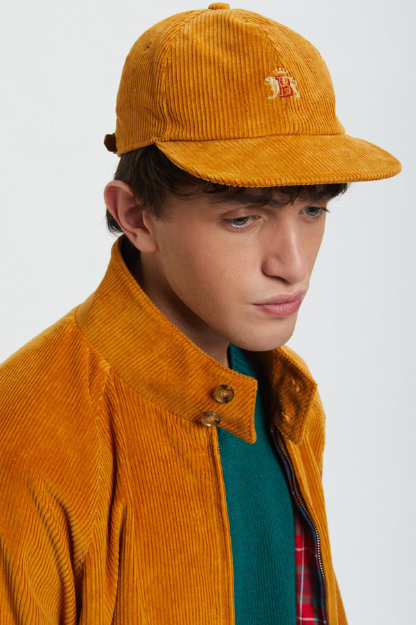 Cappellino Baseball In Corduroy