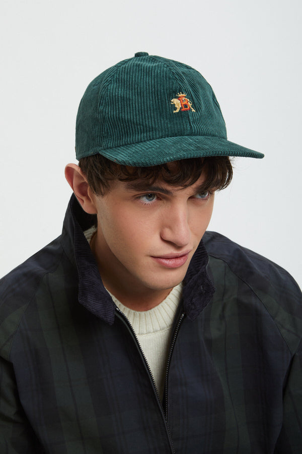 Cappellino Baseball In Corduroy