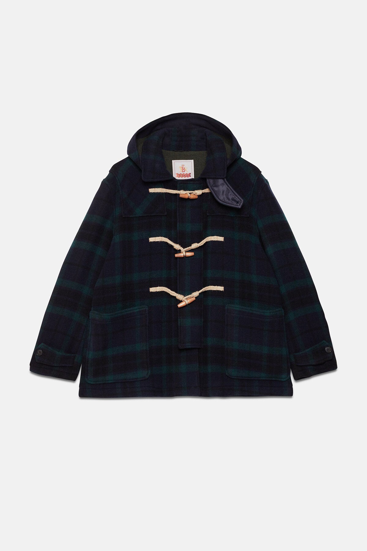 Double Wool Short Duffle Blackwatch | Baracuta