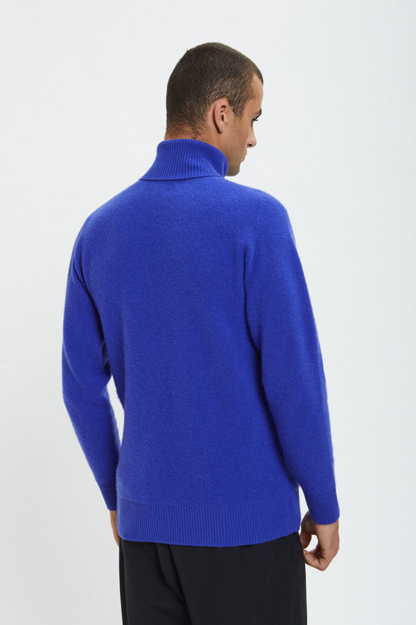 Maglione a collo alto in cashmere