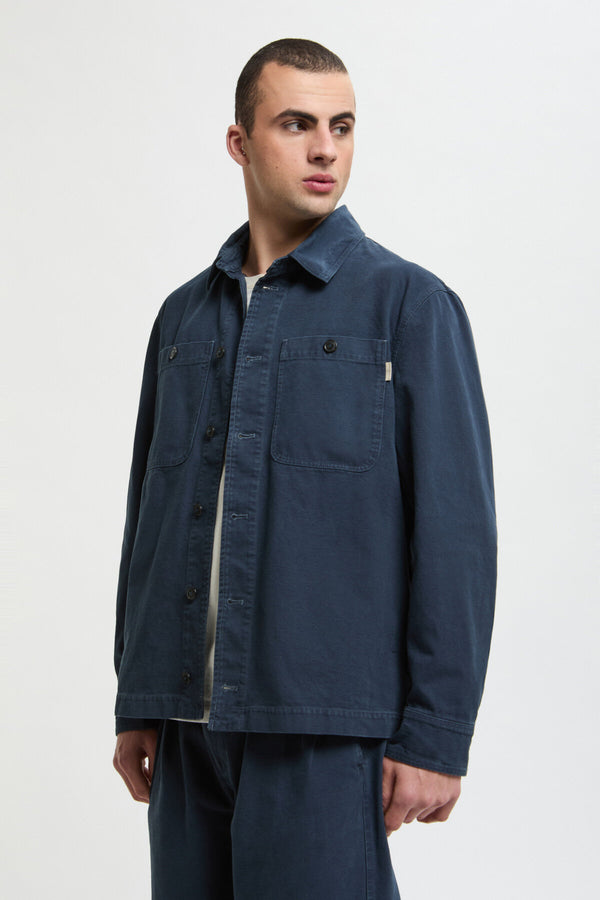 Overshirt in Canvas Tinto Capo