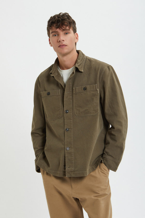 Overshirt in tela