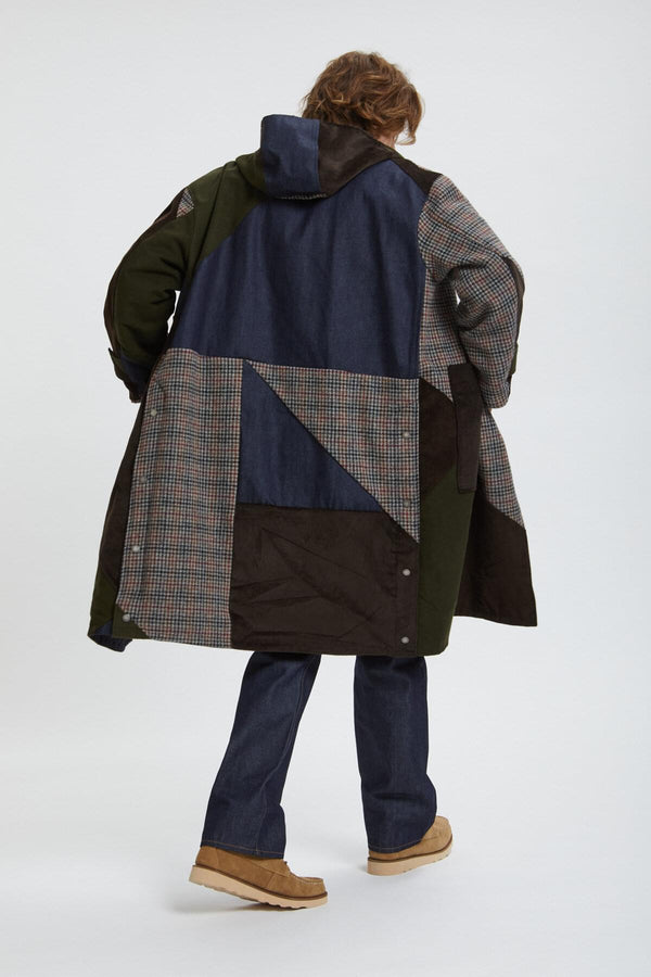 Four Climes Patchwork Duffle Coat