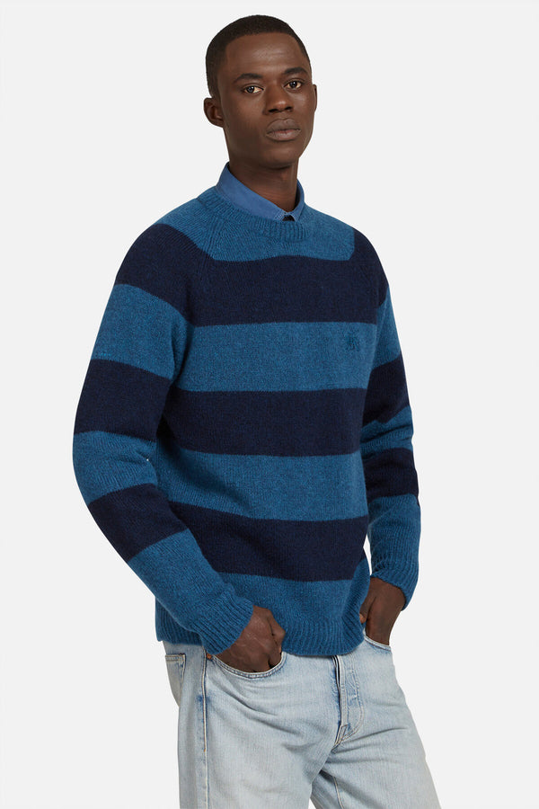 Shetland Stripes Crew Neck