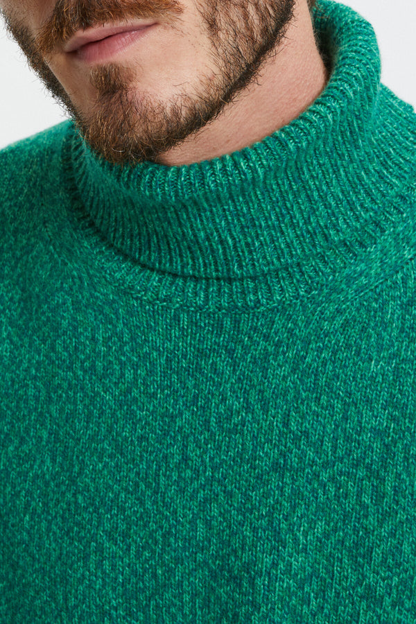 Melange Turtle Neck